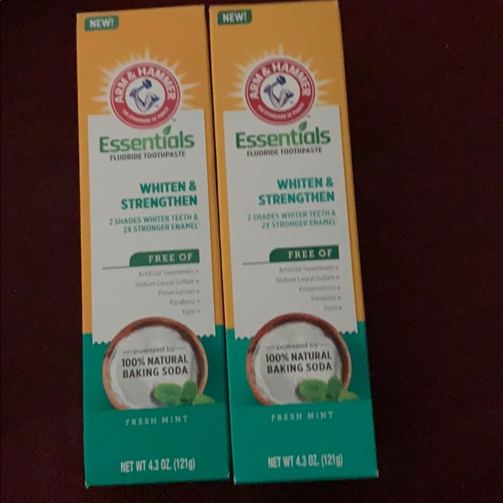 Arm & hammer essentials baking soda  toothpaste